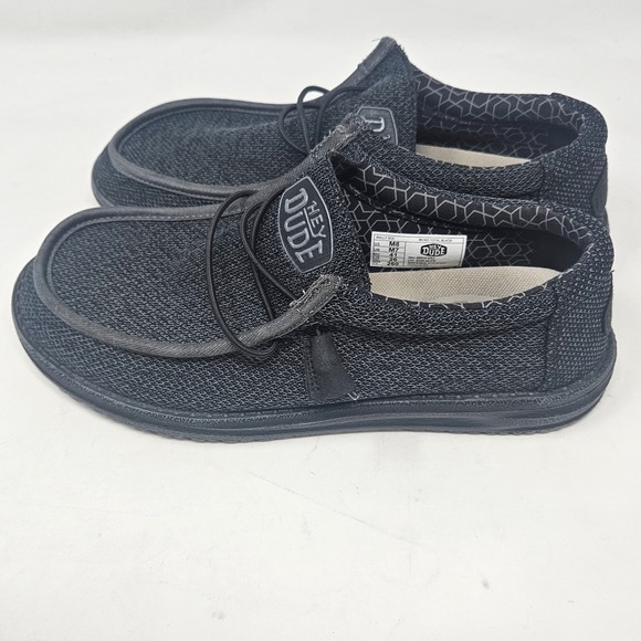 Hey Dude Other - Hey Dude Men's Wally Sox Loafer Shoes Micro Black  Size 8